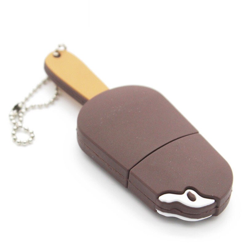 JASTER Biscuit kształt pamięć USB pendrive cukierki pendrive małe mini śmieszne pendrive 4GB 8GB 16GB 32GB 64GB cookie usb disk najlepszy prezent: YELLOW / 4GB
