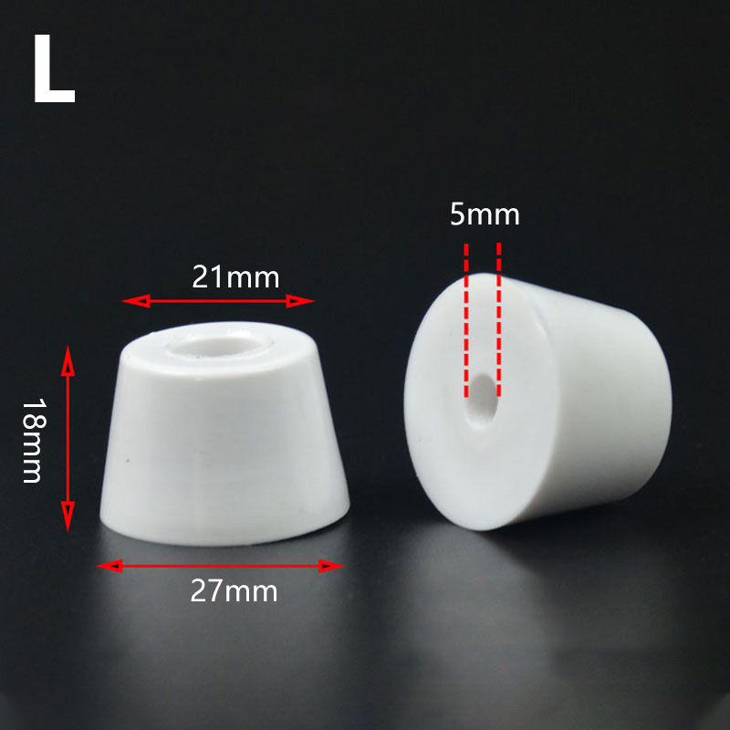10 stücke Möbel Beine Füße weiß Anti-Rutsch-Pads Schrank Bett Tisch Stühle Gummi Stoßdämpfer Bodenschutz Möbel Zubehör