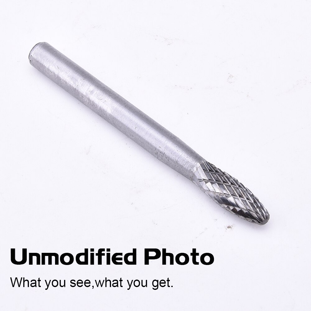 Peu de foret de fichier de râpe en acier de tungstène 6*6mm meurent la fraise rotatoire 10 pièces