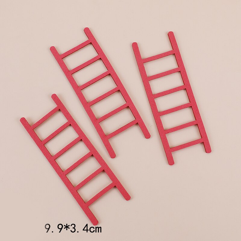 Jungle Animals Cactus Cake Toppers Happy Birthday Decorations For Children's Day Boy Girl Party Baking Sweet LoveGifts Supplies: 6pc ladder stand 8