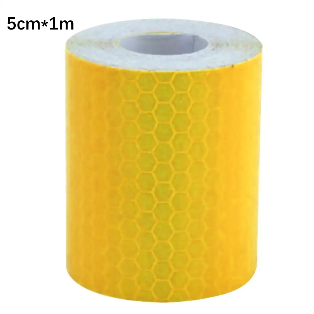 3M/1M Auto Reflektierende Band Auto Sicherheit Warnung Aufkleber Reflektor Schutz Band Streifen Film für Lkw Auto motorrad Aufkleber: Silber