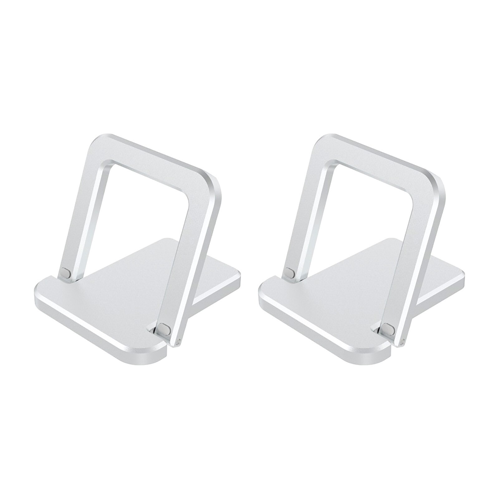 1 paar ergonomischer, faltbarer mini-laptopständer aus aluminiumlegierung für schreibtisch und zuhause mit wärmeableitung, universell einsetzbar