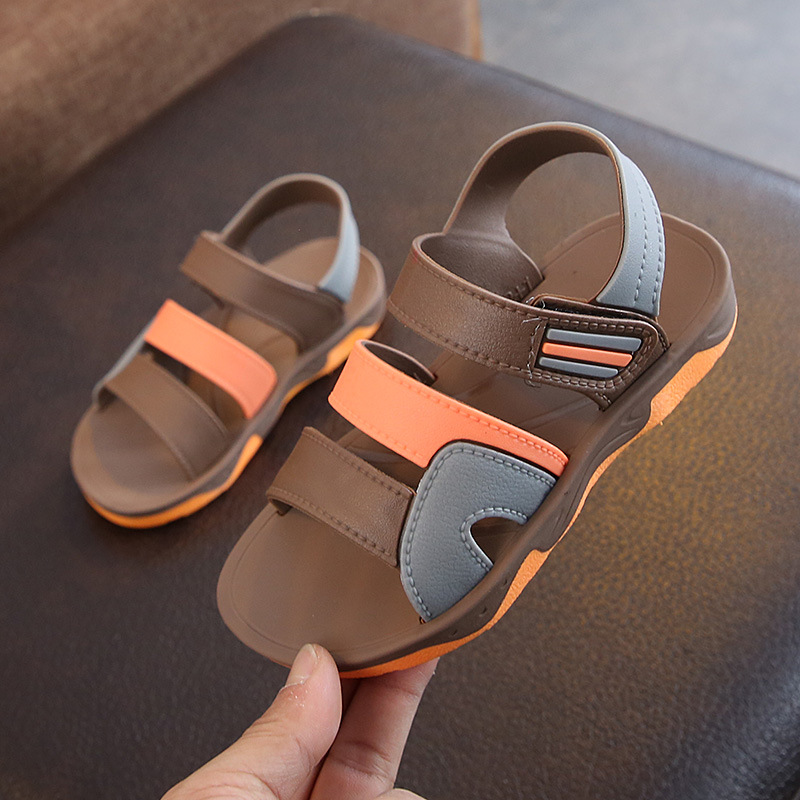 Sandalias semelle souple enfant sandales 2023 été dessin animé garçon sandales moyen à grand enfant chaussure de plage chaussure décontractée enfant chaussure garçon chaussure