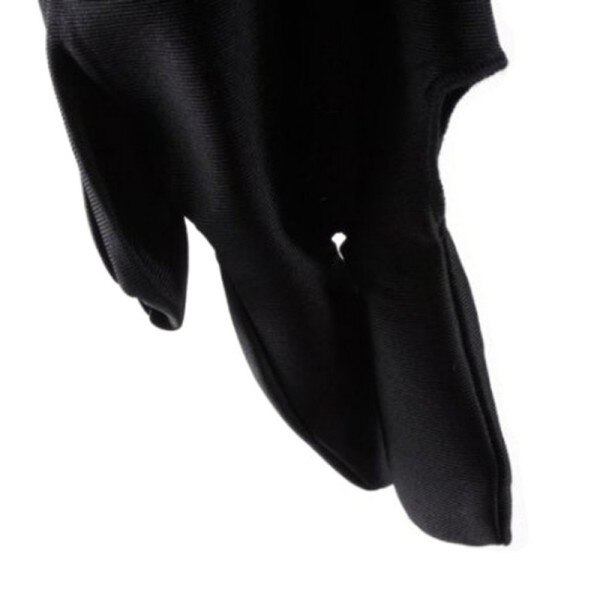 Noir élastique Nylon 3 doigt gants piscine billard jeu queue poignet gant 1 pièces