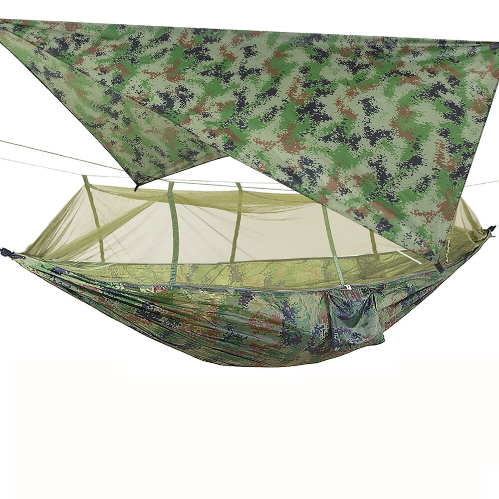 Hamac de Camping Portable étanche, tente, auvent de pluie, moustiquaire, en Nylon: type D