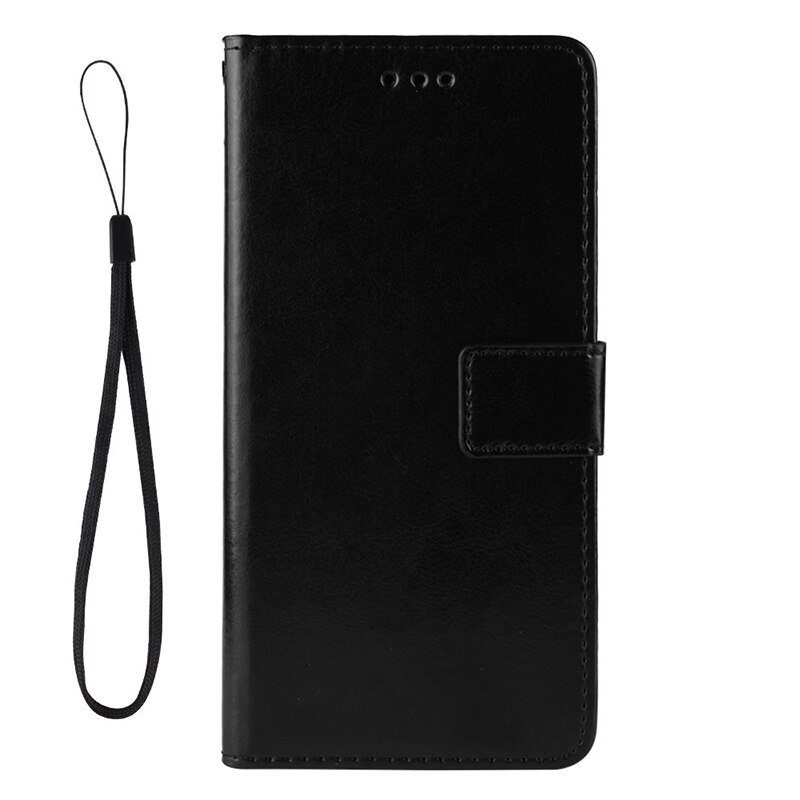 til oppo realme  c3 rmx 2027 smarttelefondeksel pu lær snu lommebokdeksel til oppo realmi realme  c3 rmx 2020 etui coque: Realme  c3 rmx 2020 / Cx svart stropp