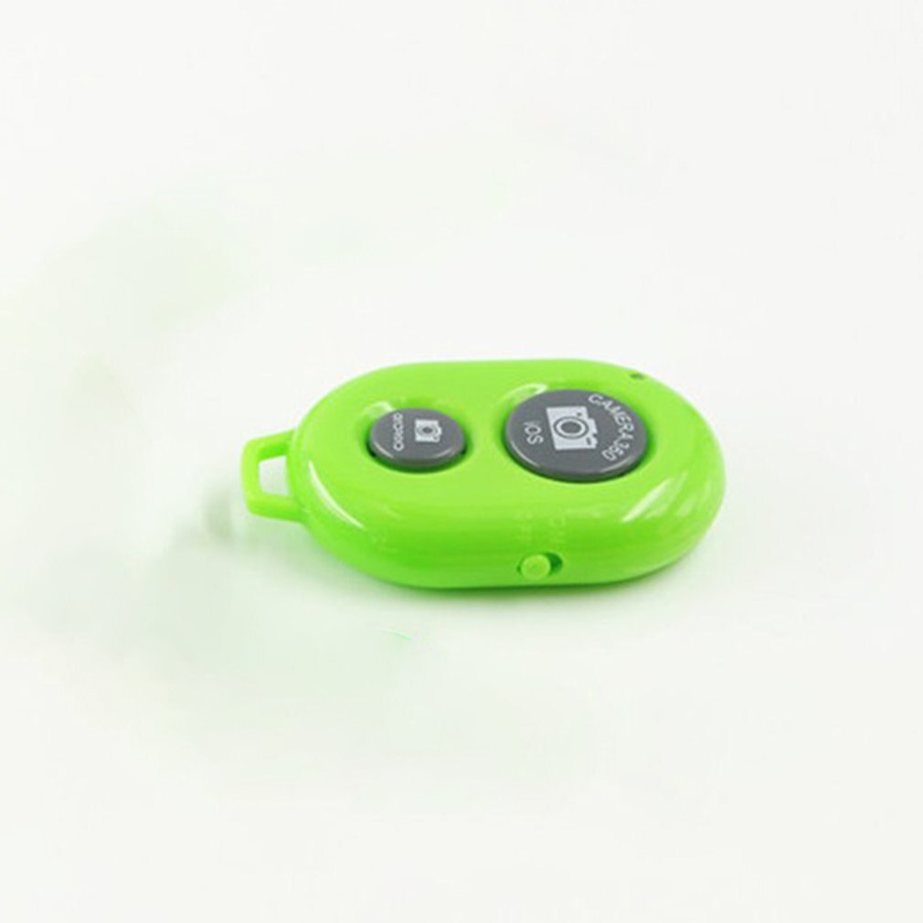 Flash Synchronizer Wireless Bluetooth Shutter Release Remote Triggers Camera Photo Selfie Button For Phone For iPhone Android: Green