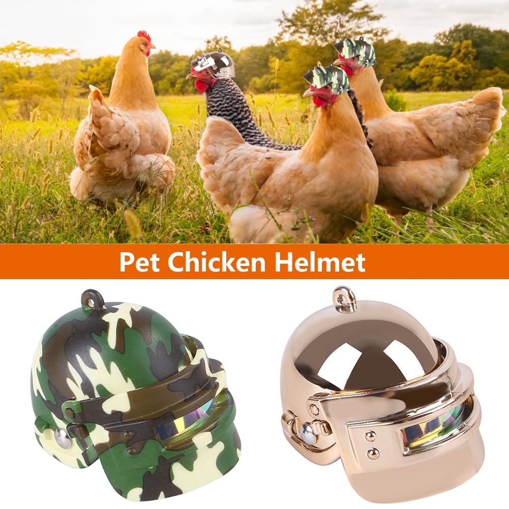 Pet Helm Lustige Huhn Helm Kopf Schutz Kompakte Huhn Huhn Ducks Birds Hard Hut Kopf Helm Pet Liefert