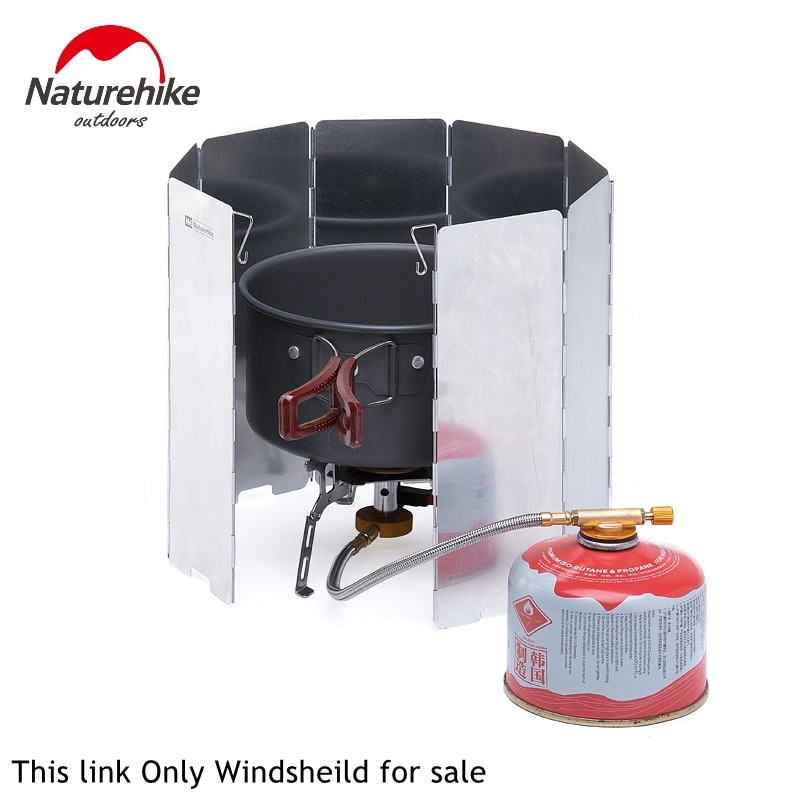 Naturehike Camping Herde Windschutz Kochen Windschutzscheibe draussen Zubehör Winddicht Falten Bildschirm