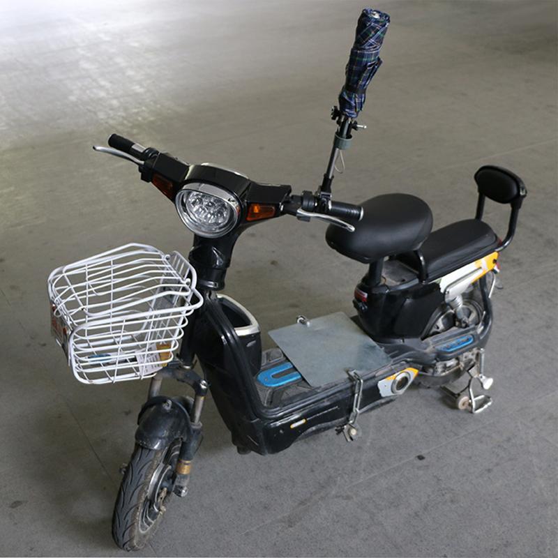 Beslag til kørestolsparaply, hurtigudløser til motorcykelparaply, udtrækkelig paraplyholder til klapvogn og scooter