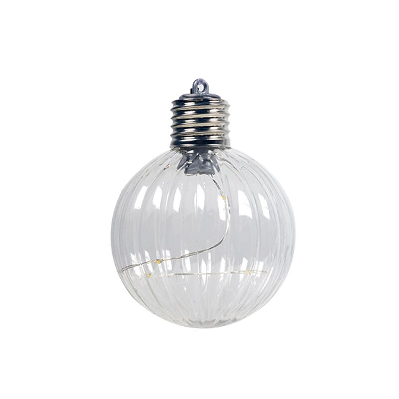 Christmas led string lights lampe julefest bryllup pærer lanterne batteri inkludert: 3
