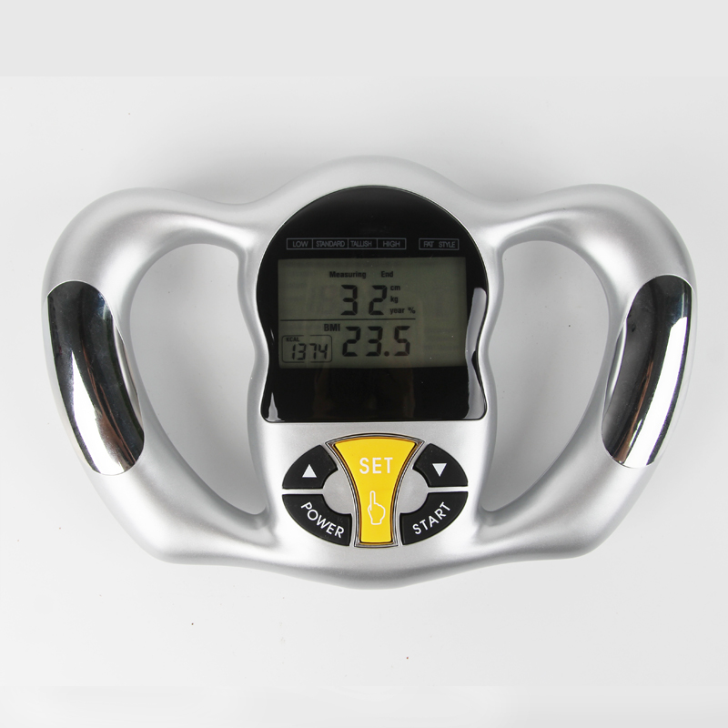 Body Fat Measuring Instrument Measuring Hand-Held 6Seconds Instrument BMI Meter Health Fat Analyzer Monitor Tools Health Care: NO BOX