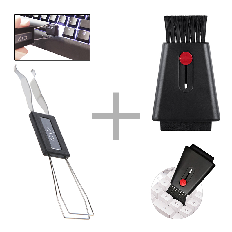 Mini Computer Keyboard Cleaner Screen Clean Bursh Cotton Swab Stick Cleaner Kit Mechanical Nook Cranny Dust For Laptop Desktop: Cleaner Brush Set