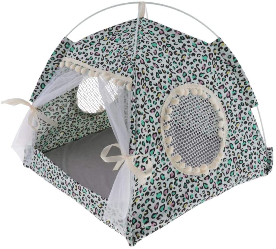 Opvouwbare Cat Bed Cuddler Met Zachte Kussen Huisdier Tent Hond Kat