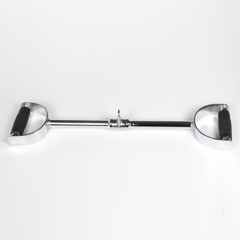 Pully Cable Machine Accessory Rowing Pull Down Bar Triceps Rubber Handle Back Muscle Training Grips Attachments F1086