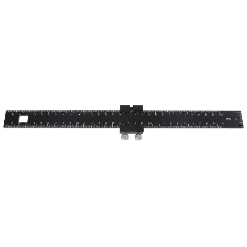 B2RB Woodworking T-Rule 6/8/12 Inch,Precision Precision Marking T-Square ,Aluminum alloy Positioning Scribing Gauge: 30CM 12INCHES