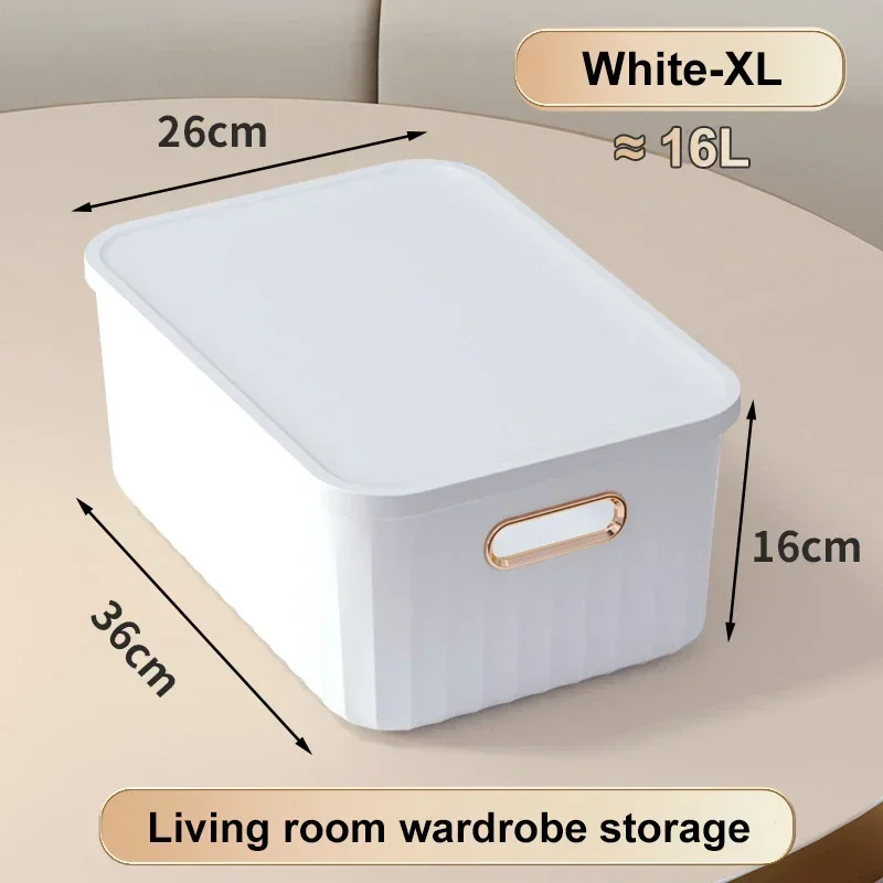 Japanische Kunst Farbe Aufbewahrung sbox Schlafsaal Heimat Sekretariat Schreibtisch Kleinigkeiten Container Snack Kosmetik mit Deckel Aufbewahrung sbox: Blau