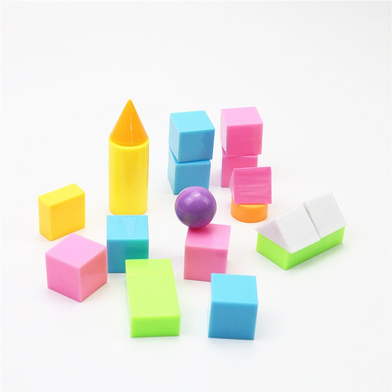 Square geometry student mathematics three-dimensional drawing teaching tool Early childhood education intelligence products