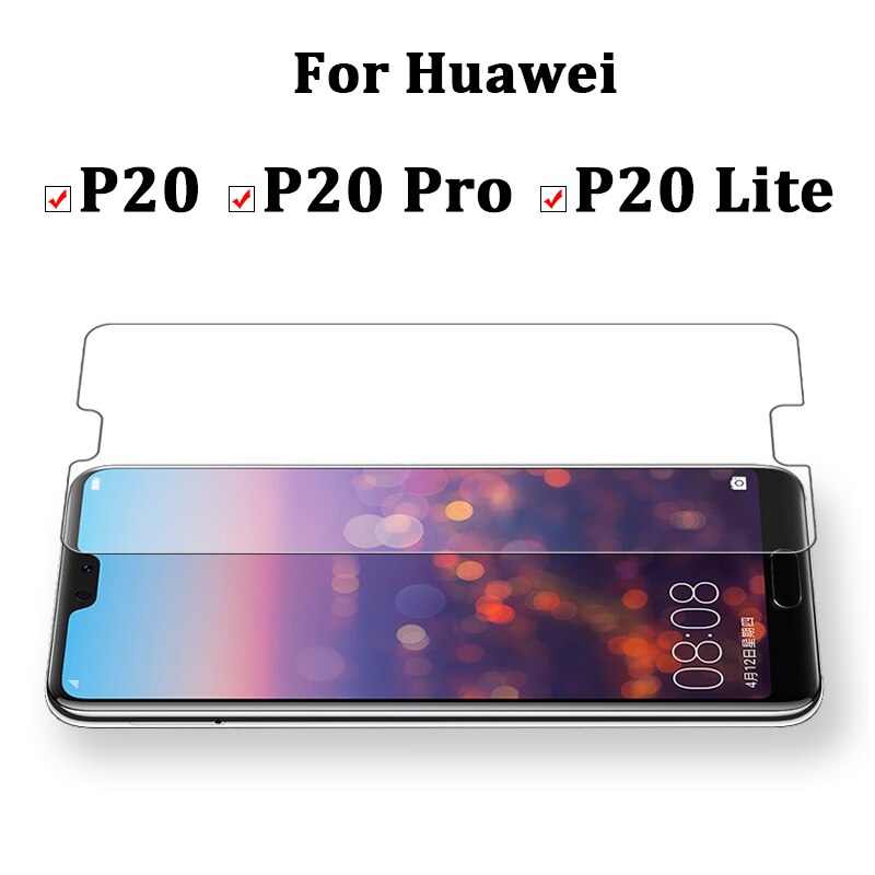 Gehard Glas Voor Huawei P20 Lite Screen Protector Op P 20 Pro Lite Licht 20pro 20lite Beschermende Hoewai Huaway front 9H film