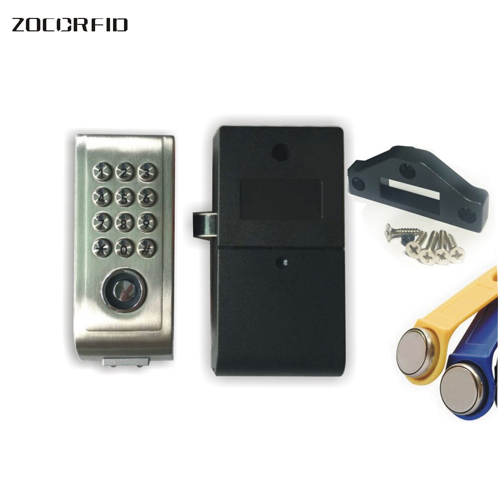 Stainless steel keypad password lock TM Key Digital Lock Sauna Locks For Spa Swimming Pool Gym Electronic Cabinet Lock: Default Title