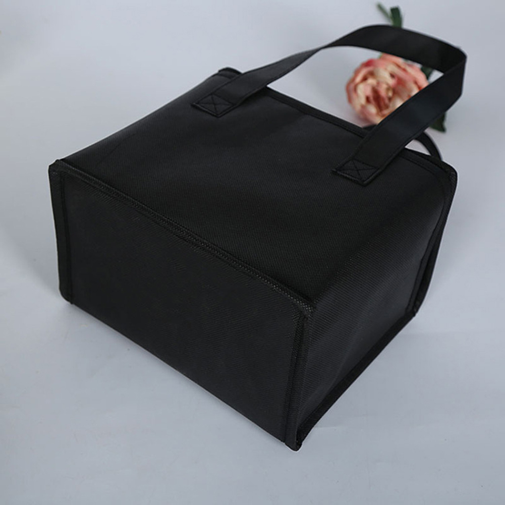 Draagbare Lunch Tas Kan Koeler Pack Voedsel Verpakking Container Thermische Geïsoleerde Lunch Tas Non-woven Doek Milieuvriendelijke Voedsel Opslag