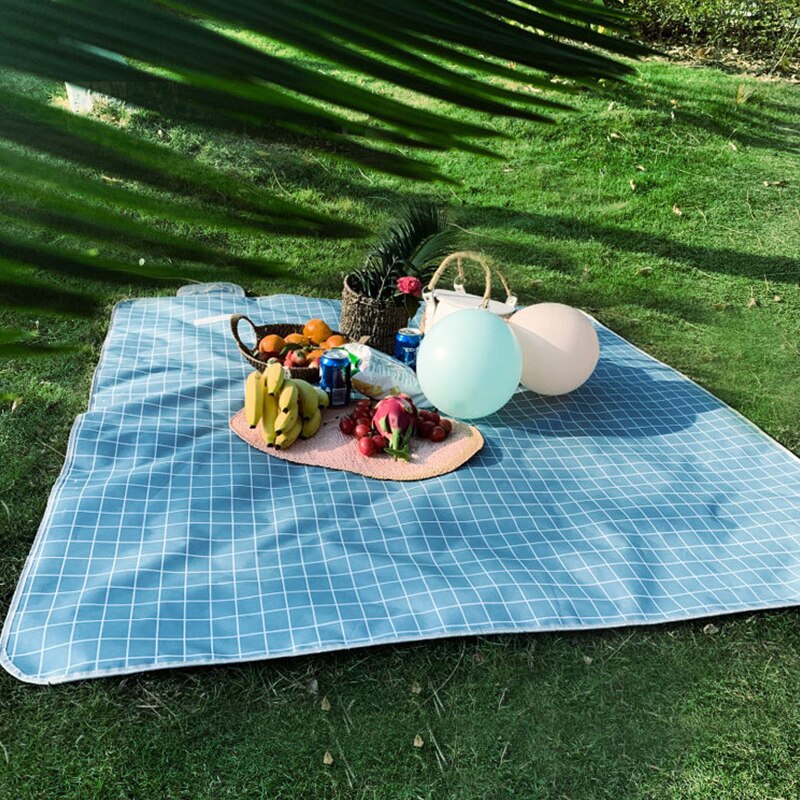 Camping Mat Waterproof Beach Blanket Outdoor Portable Picnic Ground Mat Mattress Outdoor Camping Picnic Mat Blanket Lawn Games
