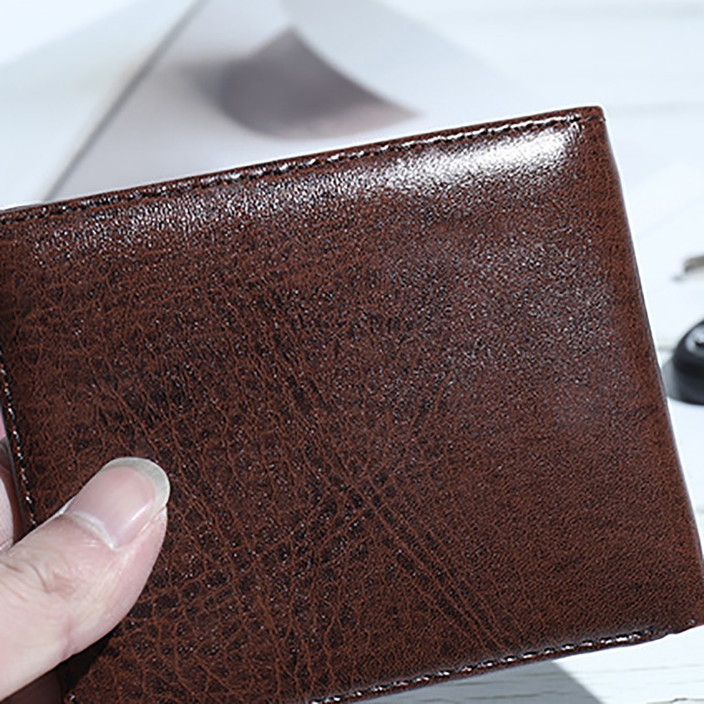 MOLAVE Wallet Man Durable Wallets Bag Card Package Multi-card Holder Coin Bag Handbag Leather Wallet 2019DEC30