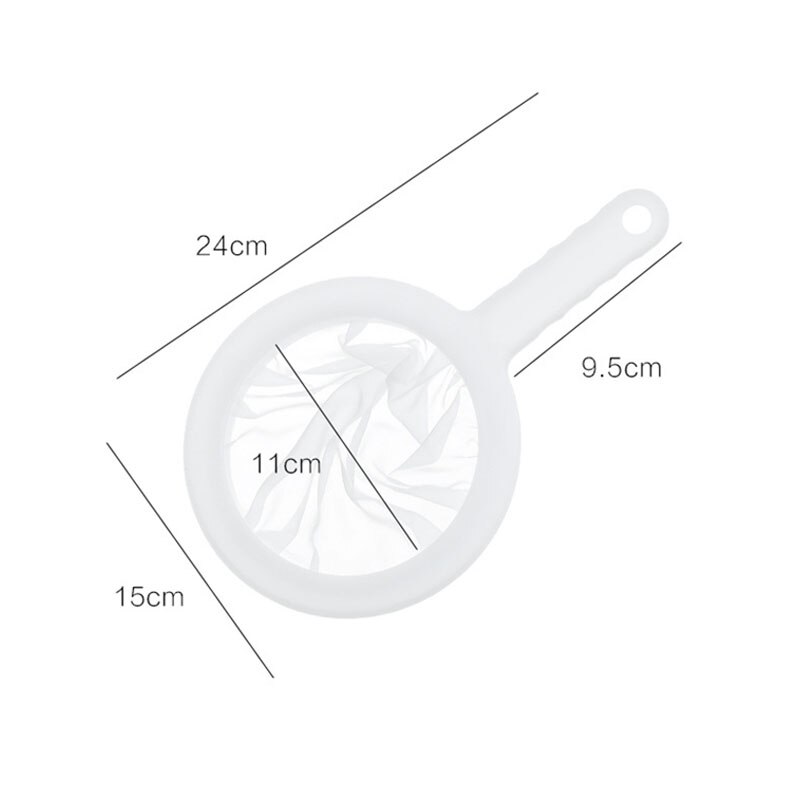 100/200/400 siatka nylonowa łyżka cedzakowa siatka kuchenna kuchnia bardzo z drobnymi oczkami sitko odpowiednie robić jogurtu sojowego kawa z mlekiem
