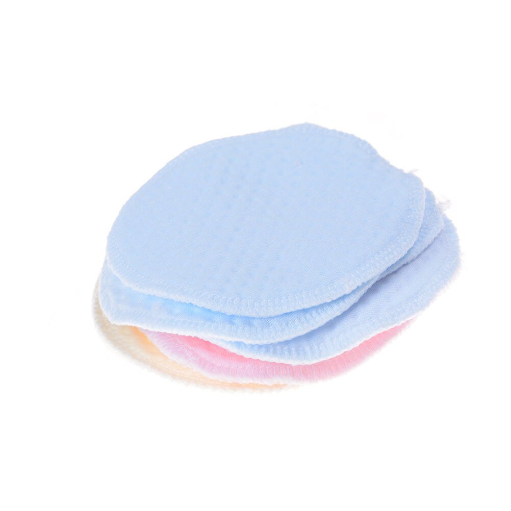 6PCS Soft Cotton Baby Nursing Pad Washable Feeding Breast Pad Absorbent Reusable Anti-overflow Postpartum