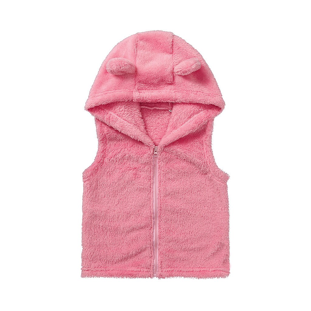 Gilet Con Cappuccio Per Bambini A Forma Di Scimmia - Taglia 104, Senza Maniche