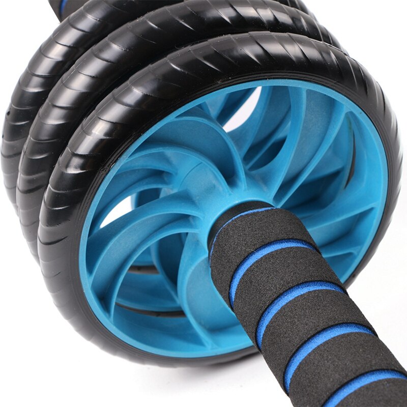 Trehjulede ab-ruller abinal øvelse abs hjulrulle fitness hjemme sport træningsudstyr unise fitnessudstyr