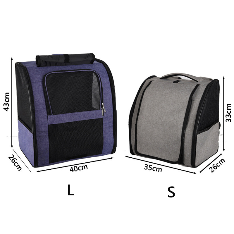 Haustier-Katzenrucksäcke, atmungsaktiv, für Höhle Außenbereich, Katzentrage, Umhängetasche für kleine Hunde und Katzen, tragbarer Reise-Klapprucksack, Heimtierbedarf