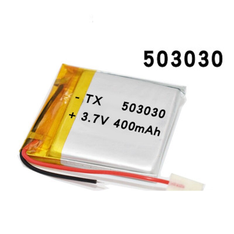 3.7V 503030 400mAh lithium Polymer battery For GPS MP3/MP4 player Driving dvr BH-503 stereo bluetooth smart watches: Default Title