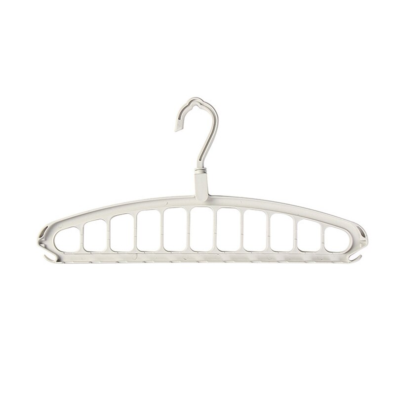 Perchas mágicas de múltiples Compatibilidad de puertos para ropa, tendedero multifunción, estante de ropa de plástico, colgador de secado, colgadores de almacenamiento: white