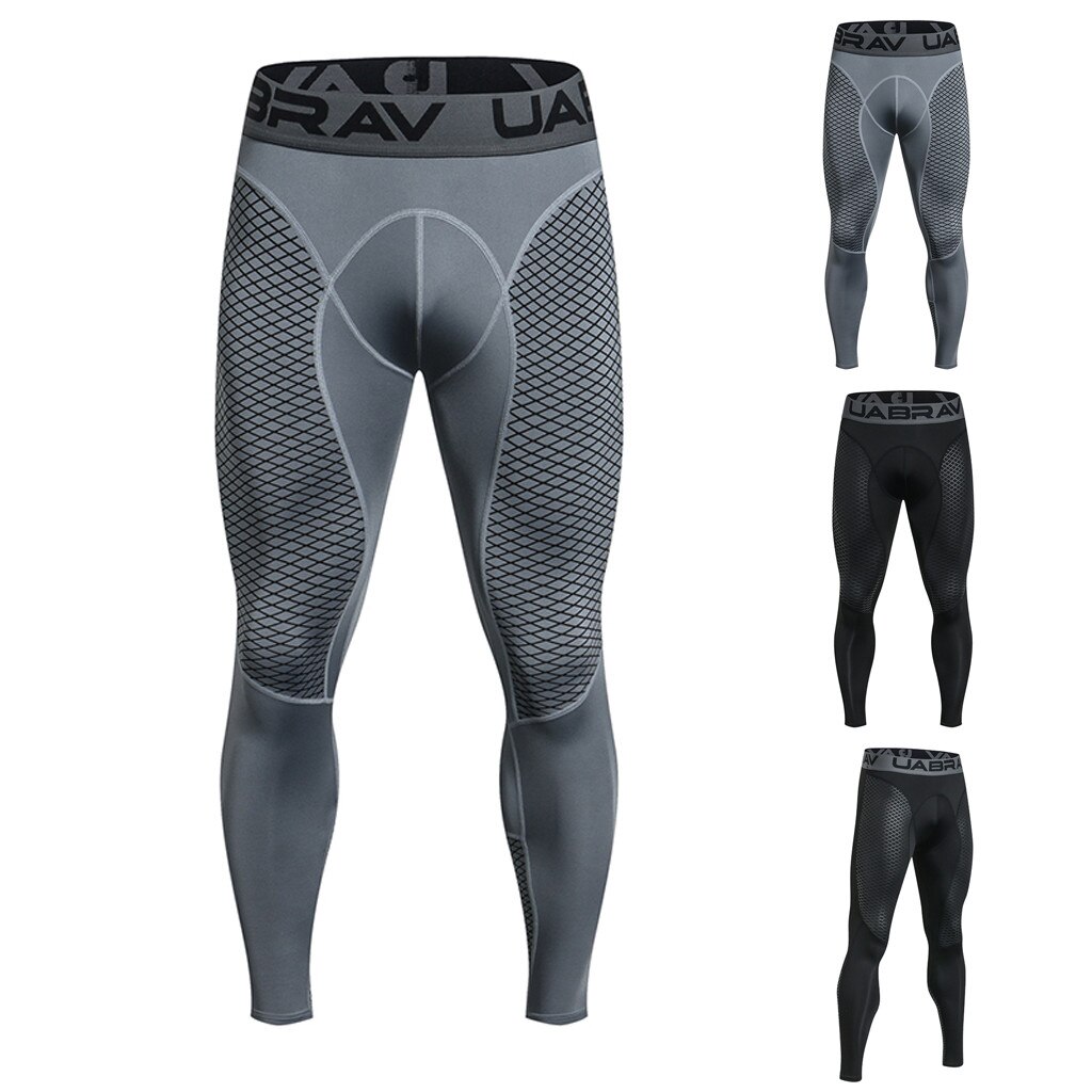 Ishowtienda fitness bodybuilding bukser træning elastik sports leggings jogging bukser herre fitness bukser herre