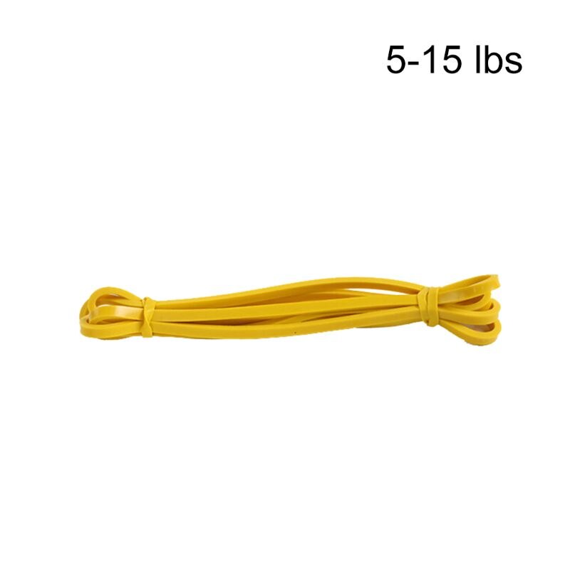208cm fitness pull up assist bands rubber bands yoga heavy duty resistance band 27rd: Geel