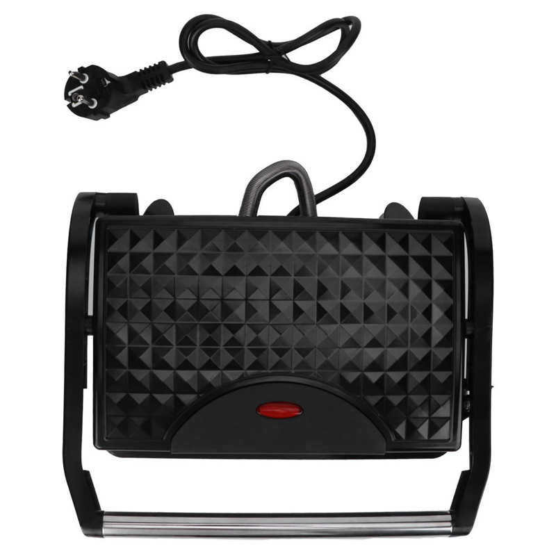Double face électrique Barbecue Grill sans fumée Panini Barbecue Steak grillé Pan Sandwich fabricant petit déjeuner Machine 750W