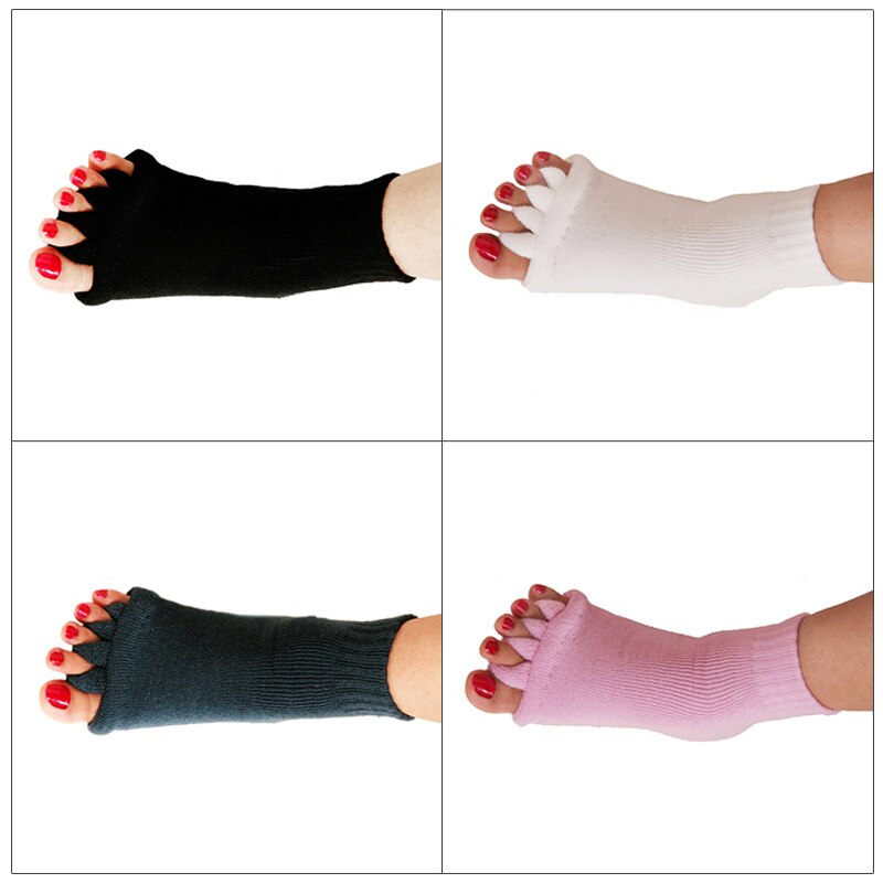Calcetines de cinco dedos para juanetes, Corrector, separadores ortopédicos para el dolor, Hallux Valgus, cuidado de los pies, herramientas de pedicura, 1 par
