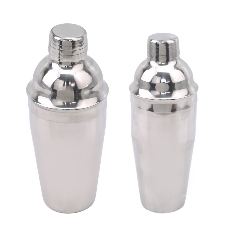6Pcs Rvs Cocktail Shaker Set 6 Stuk Martini Shaker, Drink Shaker, barman Kit Met Meten Jigger, Menglepel