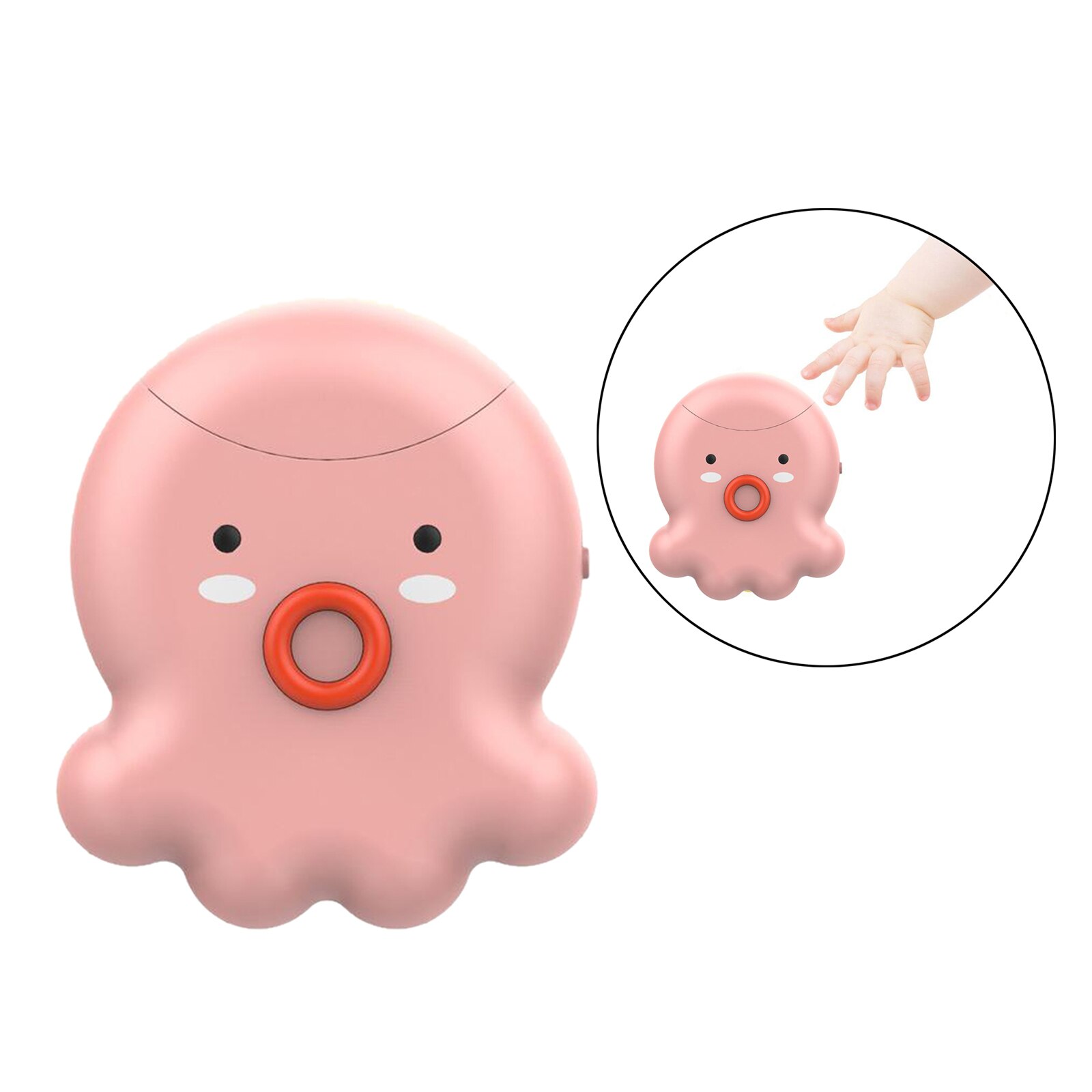 Electric Nail Clipper Trimmer Kids Baby Fingernail Cutter Manicure Nail Care: Pink