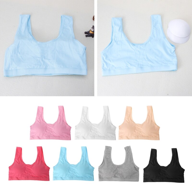 Teenage Kids Girls Underwear Teen Sports Bra Puberty Training Bra Underclothes