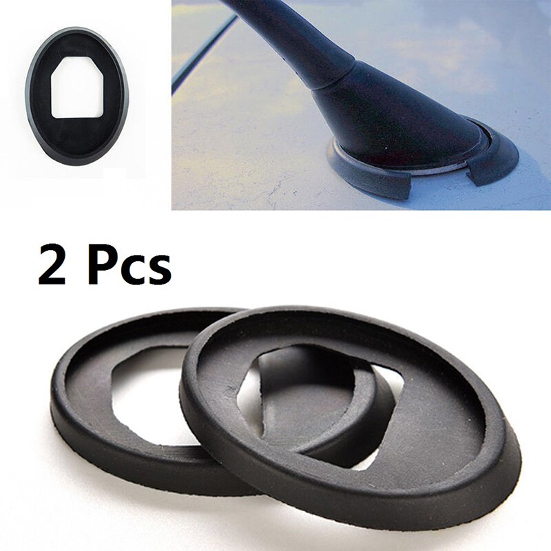 2 Stuks Auto Zwart Dak Antenne Base Rubber Pakking Vervanging Voor Golf Jetta Passat MK4
