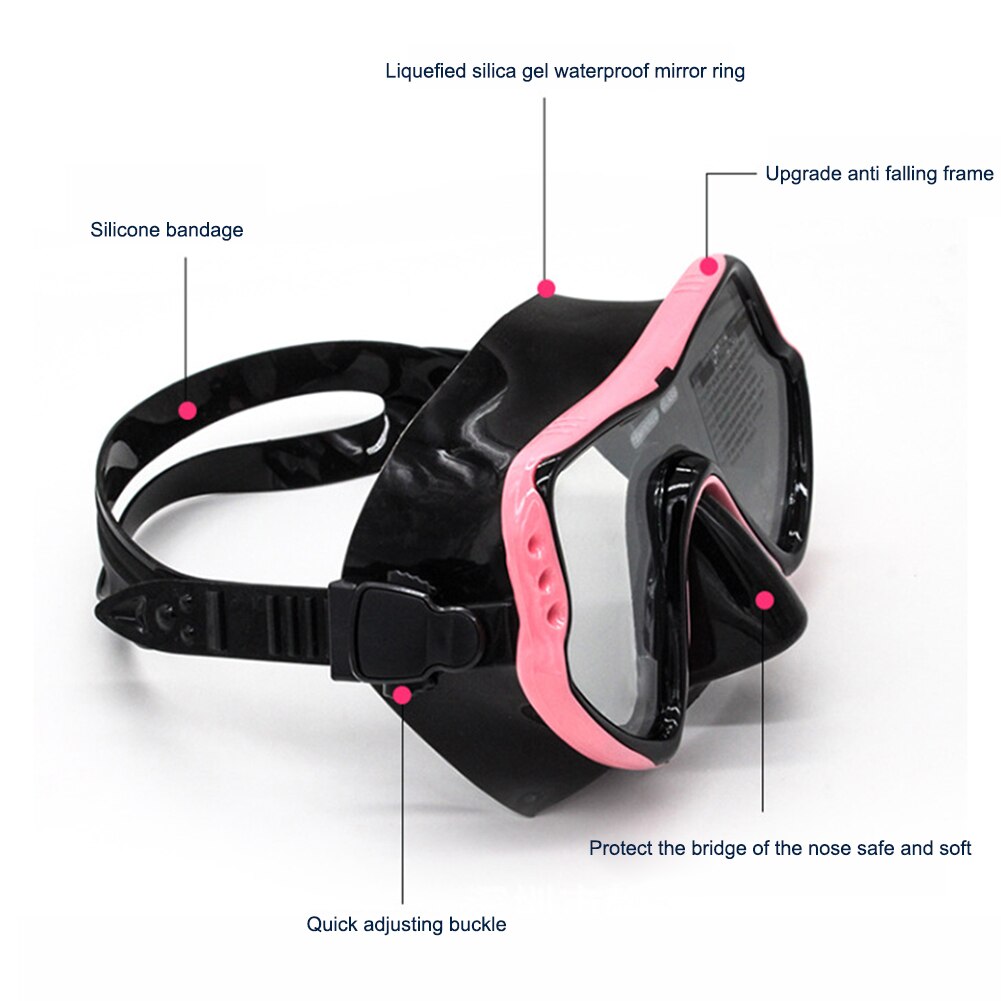 Snorkel Diving Mask and Snorkels Goggles Glasses Diving Swimming Breath Tube Set Snorkel Mask Swimming Equipment