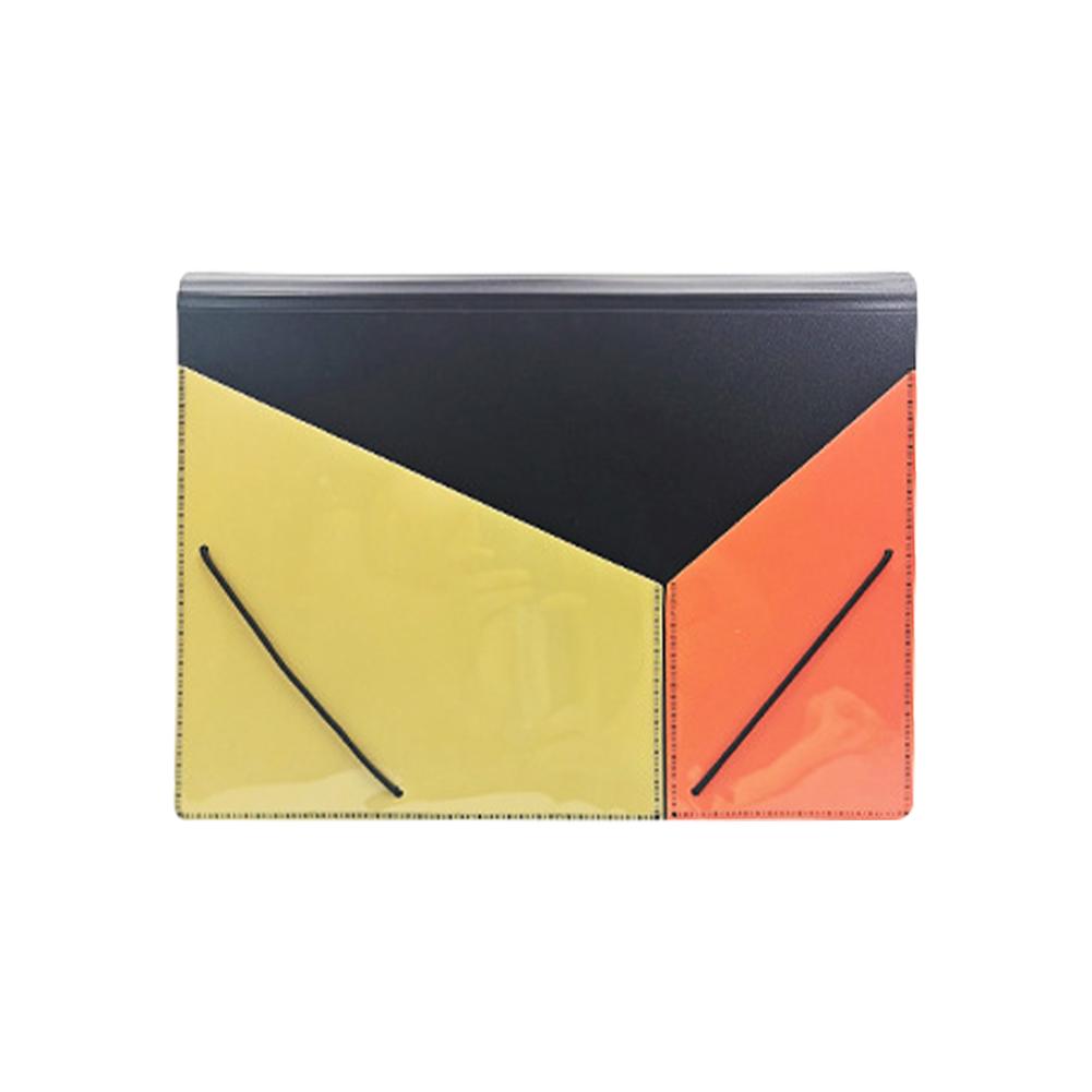 13 Pockets Document Organizer Expanding File Folder A4 Size File Document Organizer Holder Business Office Supplies: 4