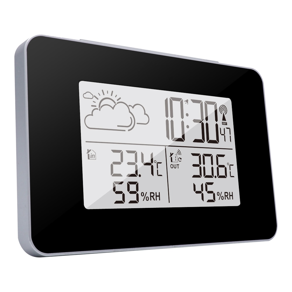 Montre numérique de température et d'humidité, capteur, baromètre, prévisions, Station météo, horloge de Table de bureau électronique, offre spéciale