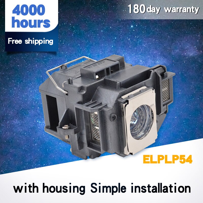 Replacement Projector Lamp for ELPLP54 V13H010L54 for EPSON 705HD S7 W7 S8+ EX31 EX51 EX71 EB-S7 X7 S72 X72 S8 X8 S82 W7 W8 X8e
