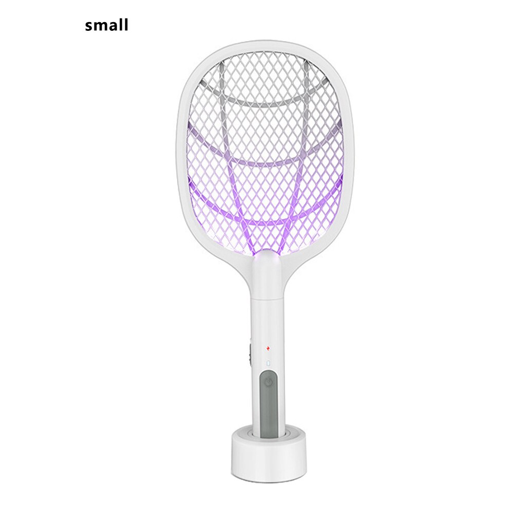 Raquette anti-mouches électrique, lumière UV, Rechargeable par USB, lampe LED, piège à moustiques d'été, raquette anti-insectes: NO.07