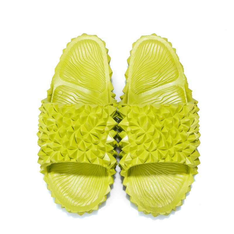 Kvinnors hem inomhus antisladd sandaler tofflor kvinnlig durian dra blåser mjuk botten plast tofflor kvinna sommar strandskor