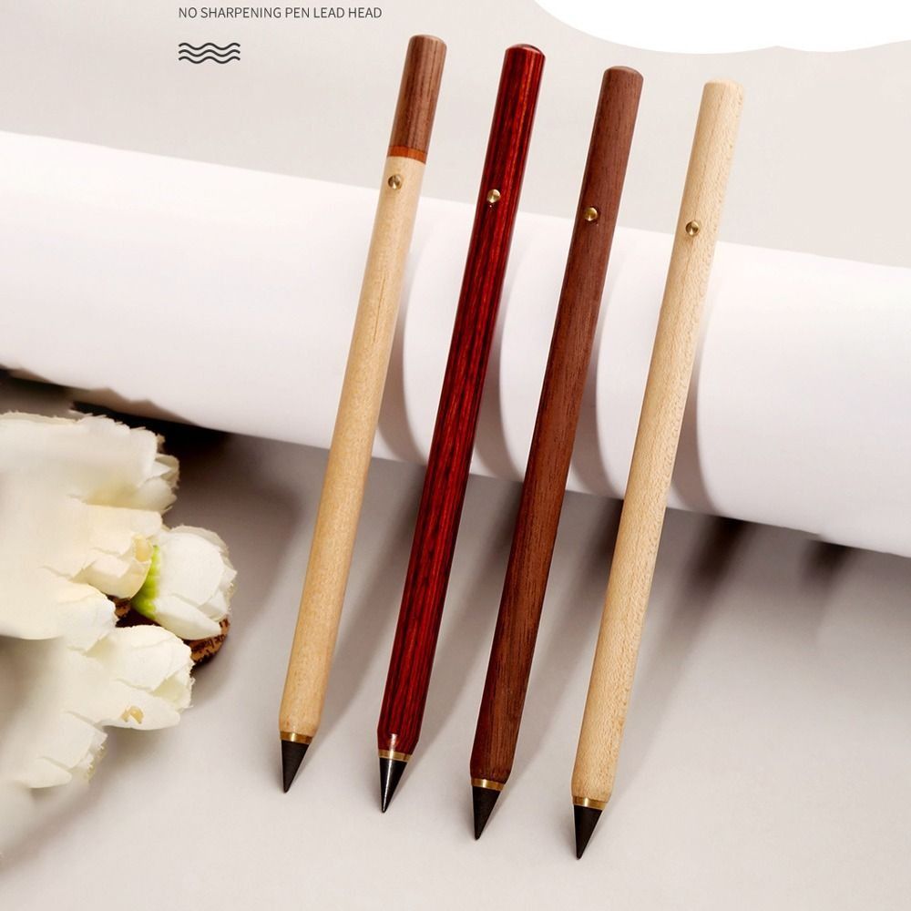 Inktvrije Onbeperkte Schrijfpotlood Hb Oneindig Schrijven Eeuwig Potlood Vervangbare Pen Tip Duurzaam Schetsen Schrijven