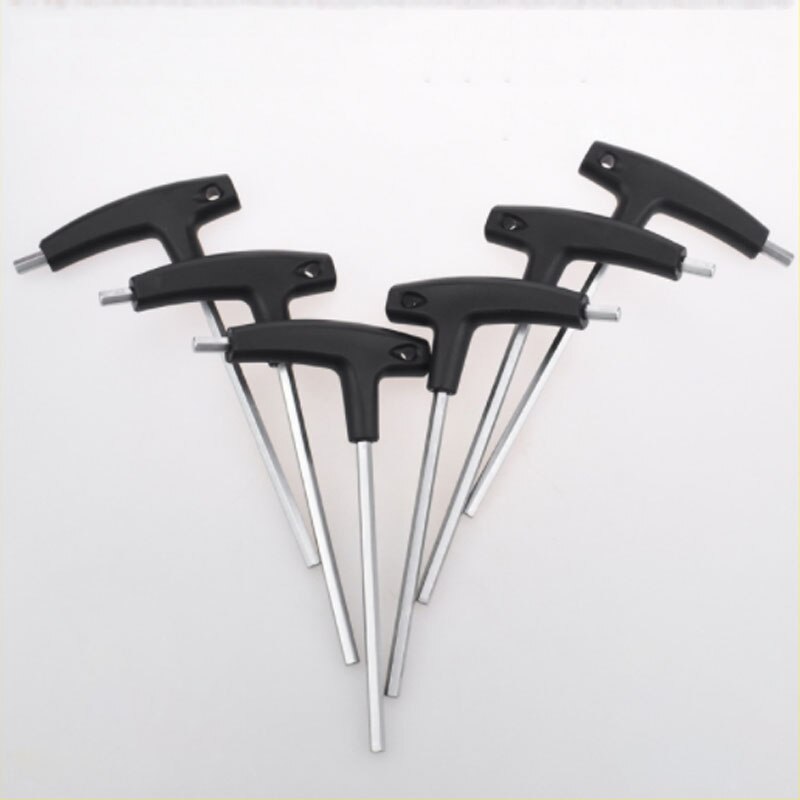 1PCS Allen Key Hex Wrench T Handle Flat Ball Spanner Double-End Hex Screwdriver Set For Auto Bike Motorycle ReapairT-wrench